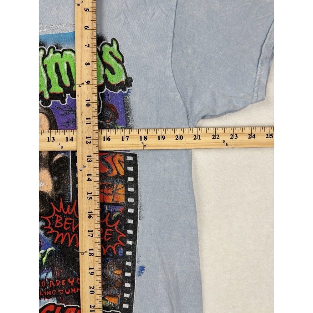 Goosebumps Slappy Graphic T Shirt Mens Medium Blue Horror Tee - Picture 8 of 8